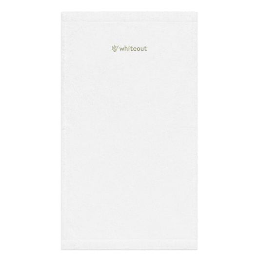Whiteout correction sheet with logo on a white background